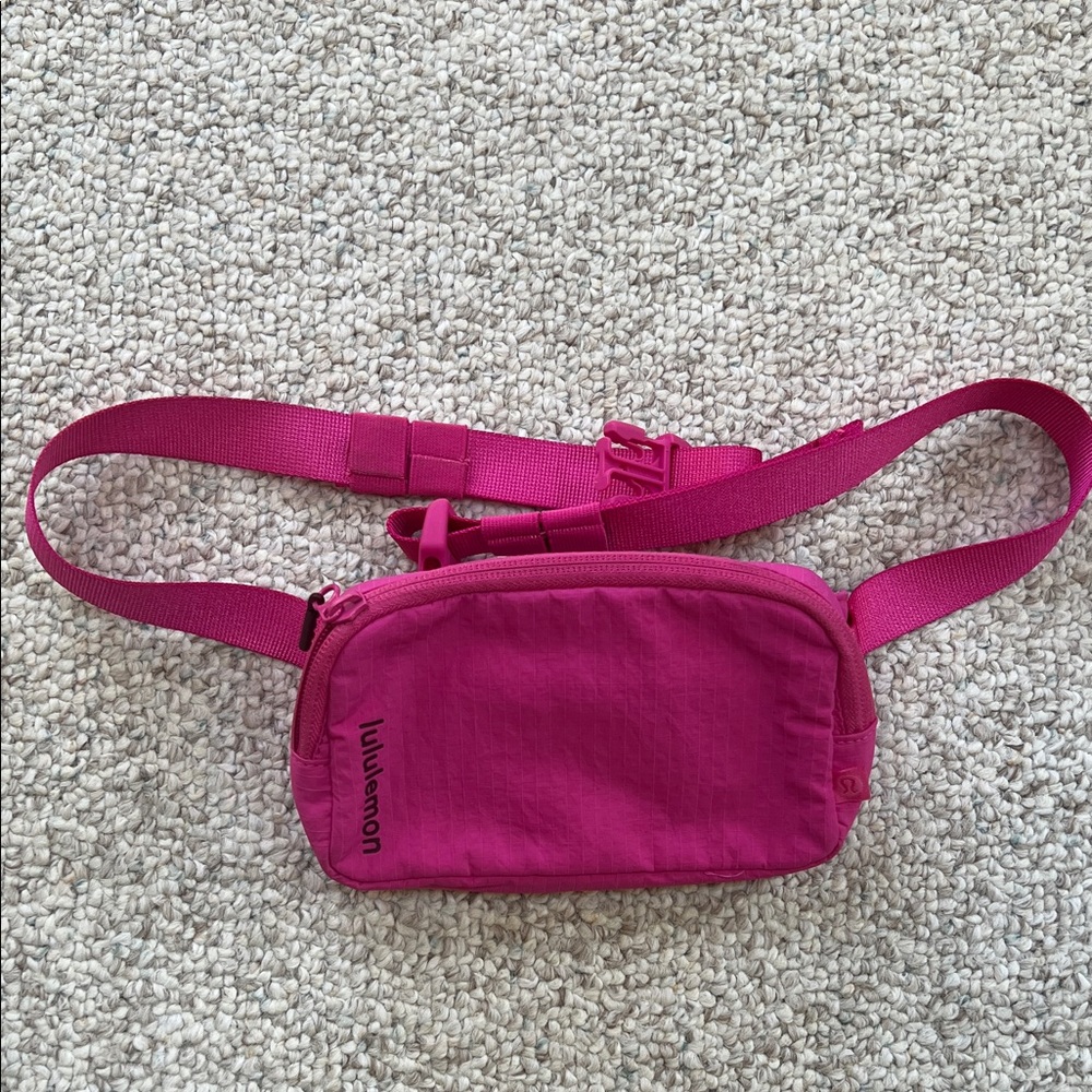 lululemon athletica Bright Pink Crossbody Belt Bag